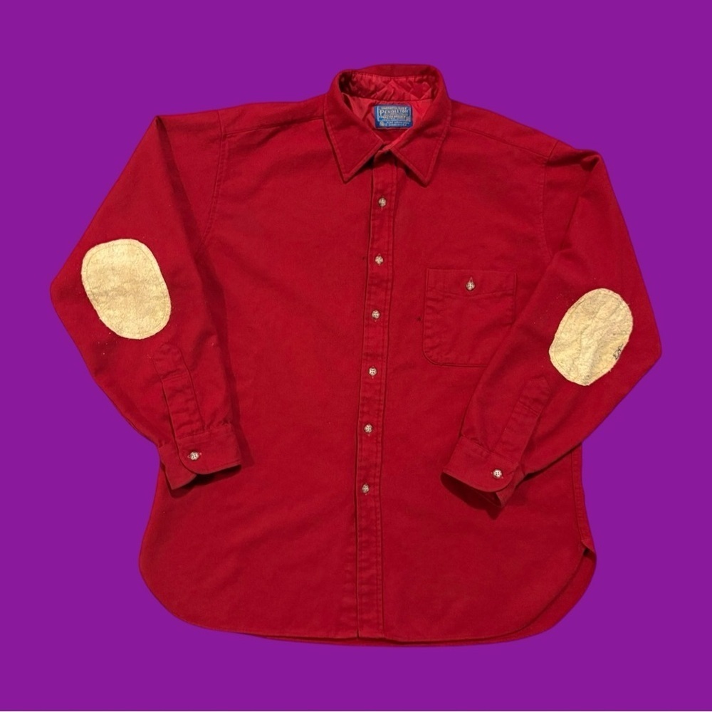 80s Pendleton Suede Button-Down